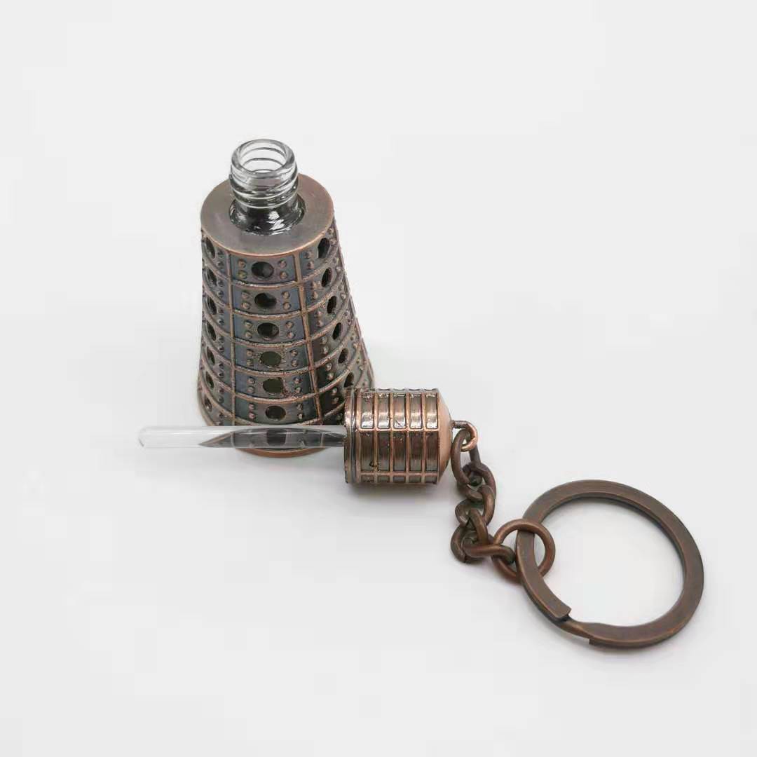 Hot sale Arabic Style Zinc Glass Bottle 3ML Perfume Oil Bottle