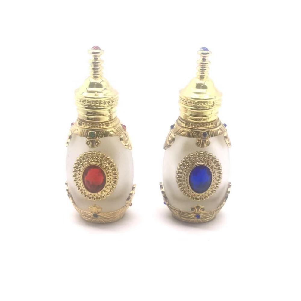 Hot sale Arabic Style Zinc Metal Bottle 15ML Oil Perfume Bottle