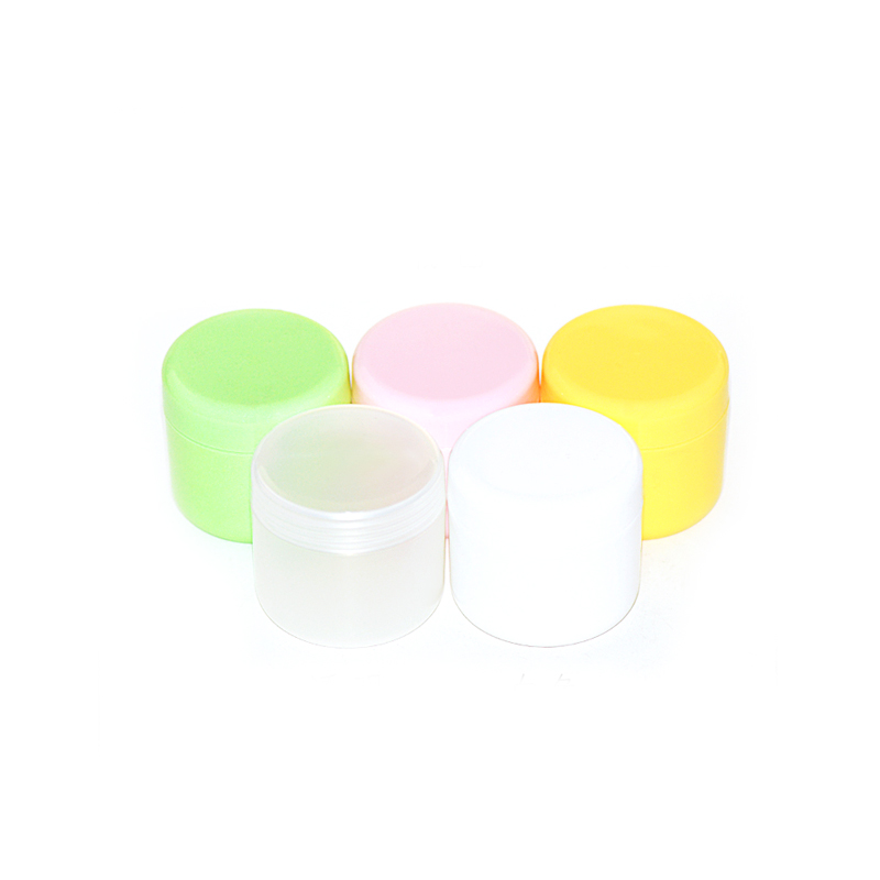Hot sale Cheap 100g empty pink plastic cosmetic jar for cream