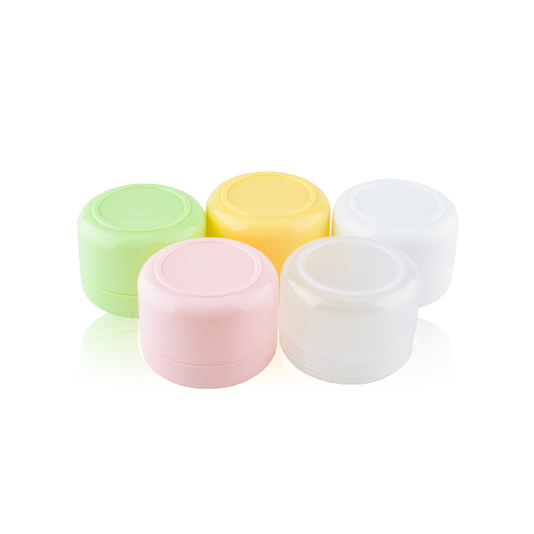 Hot sale Cheap 100g empty pink plastic cosmetic jar for cream