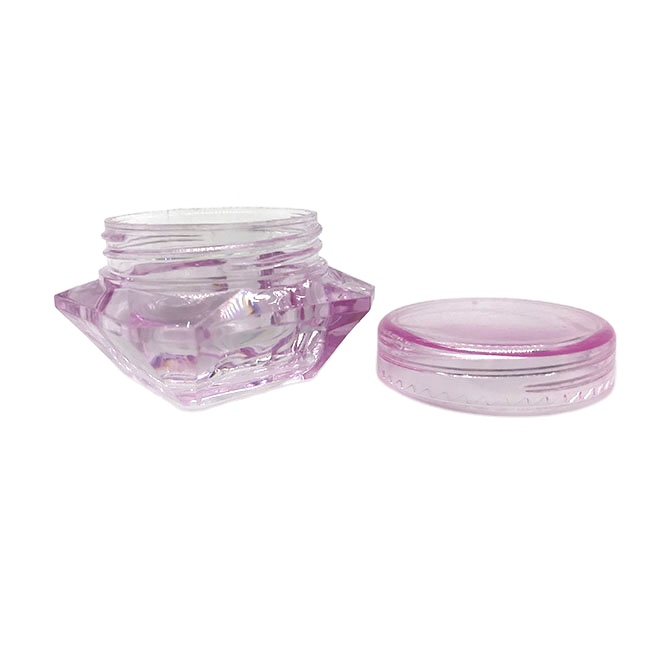 Hot sale Clear 3ml 5ml Cream PS cosmetic cream jars