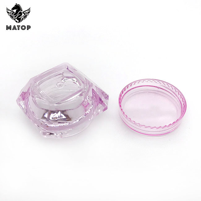 Hot sale Clear 3ml 5ml Cream PS cosmetic cream jars