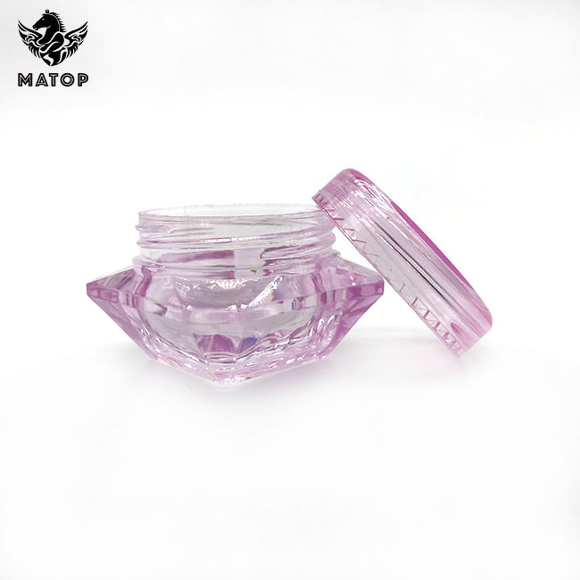 Hot sale Clear 3ml 5ml Cream PS cosmetic cream jars