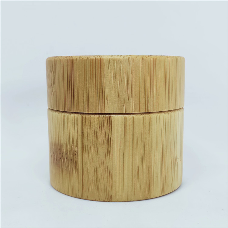 Hot sale Clear cosmetic glass jar 60g with aluminium lid