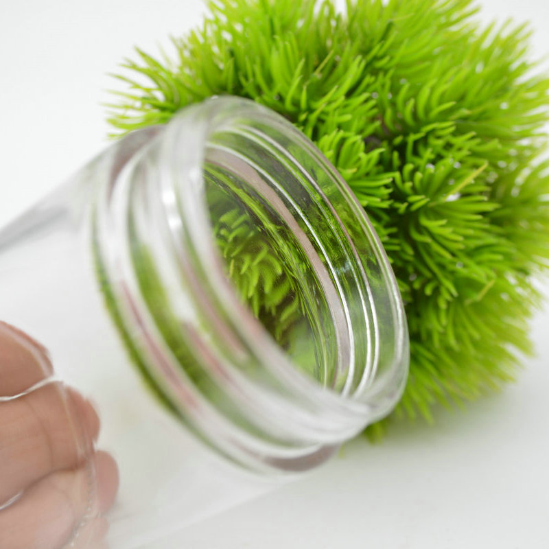 Hot sale Custom decorative glass candle jar with lid for candle making