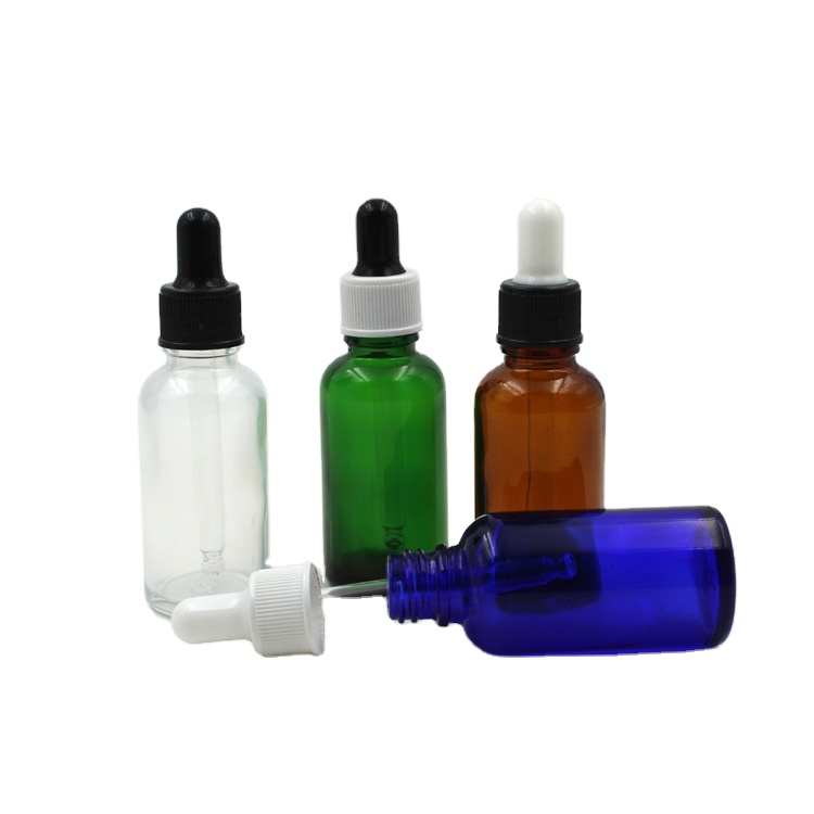 Hot sale Eco friendly luxury glass dropper bottle essential oil 4 oz for hair body