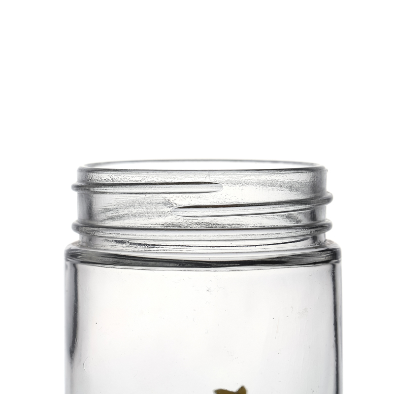 Hot sale Kitchenware Flint High Quality Plastic Lids Storage Food Glass Jar Manufacturers