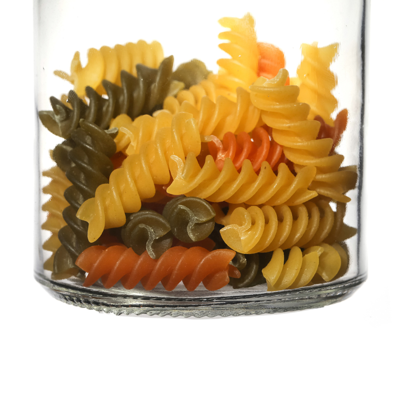 Hot sale Kitchenware Flint High Quality Plastic Lids Storage Food Glass Jar Manufacturers