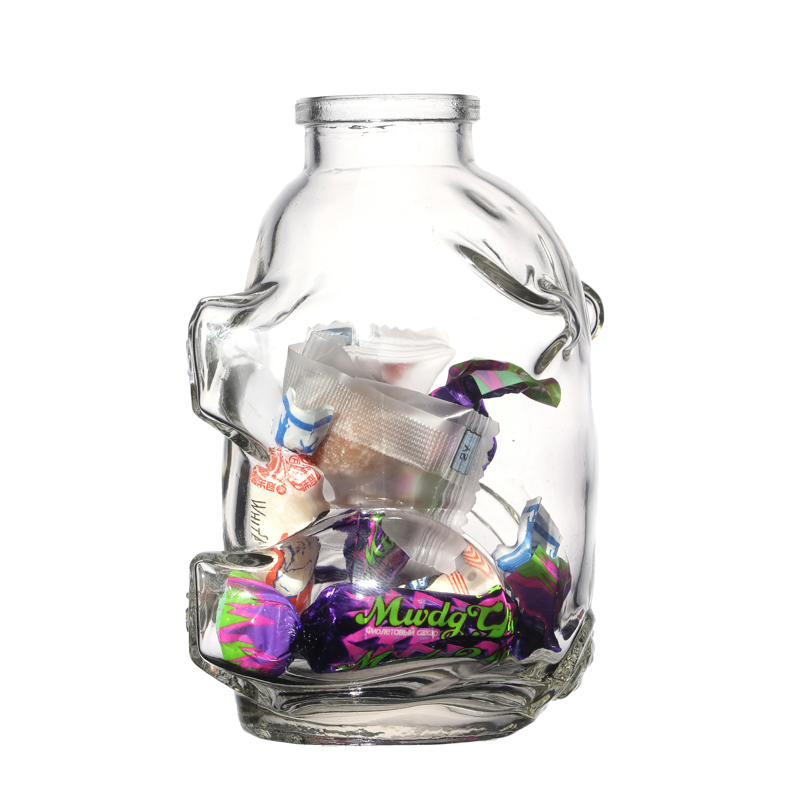 Hot sale Lucky Pig Shaped for Decoration&Storage Customize Food Glass Jar Factory