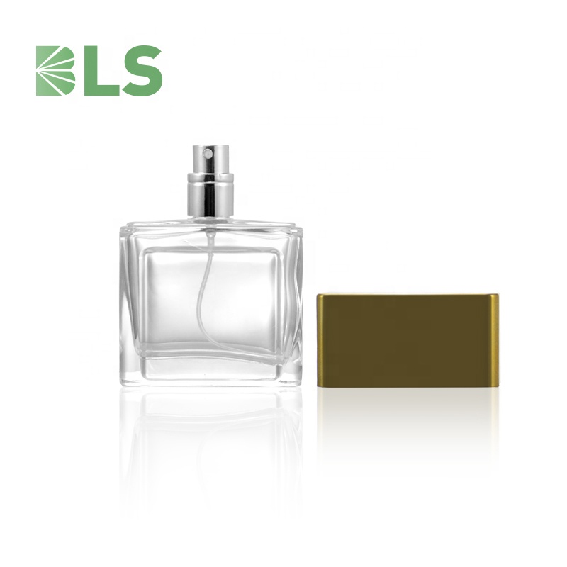 Hot sale Luxury Refillable 50ml 100ml Spray Empty Glass Perfume Bottles