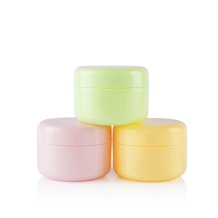 Hot sale PP 30g 50g 100g 150g color empty cream container and Lotion Pots