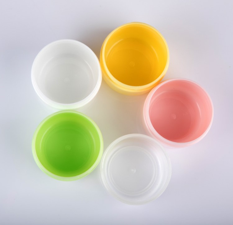 Hot sale PP 30g 50g 100g 150g color empty cream container and Lotion Pots