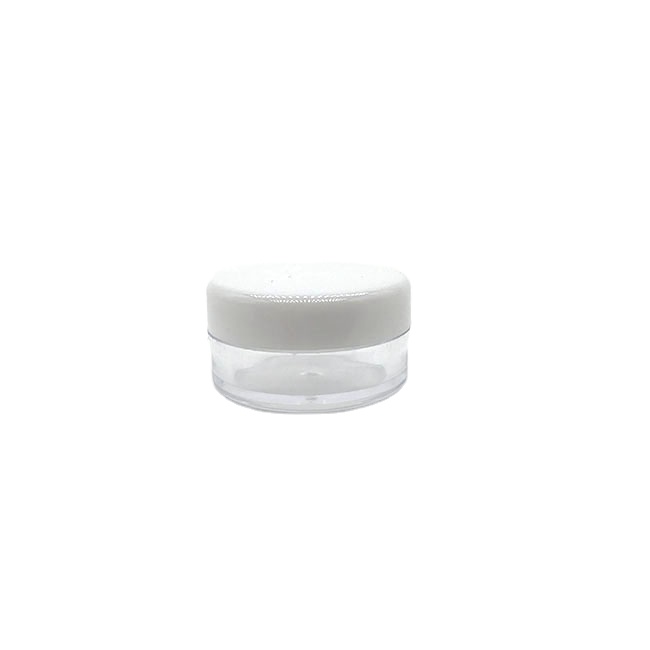 Hot sale Round plastic small cream jar white 10g