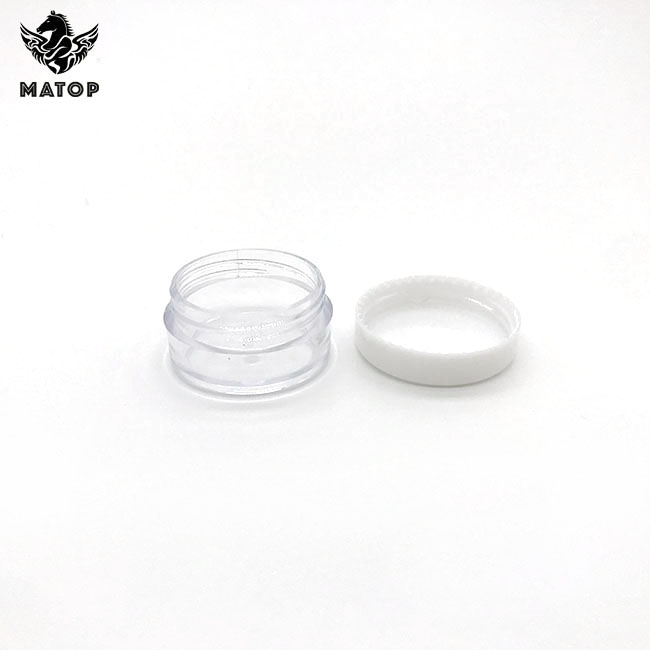Hot sale Round plastic small cream jar white 10g