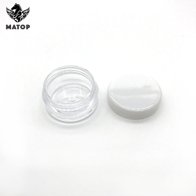 Hot sale Round plastic small cream jar white 10g