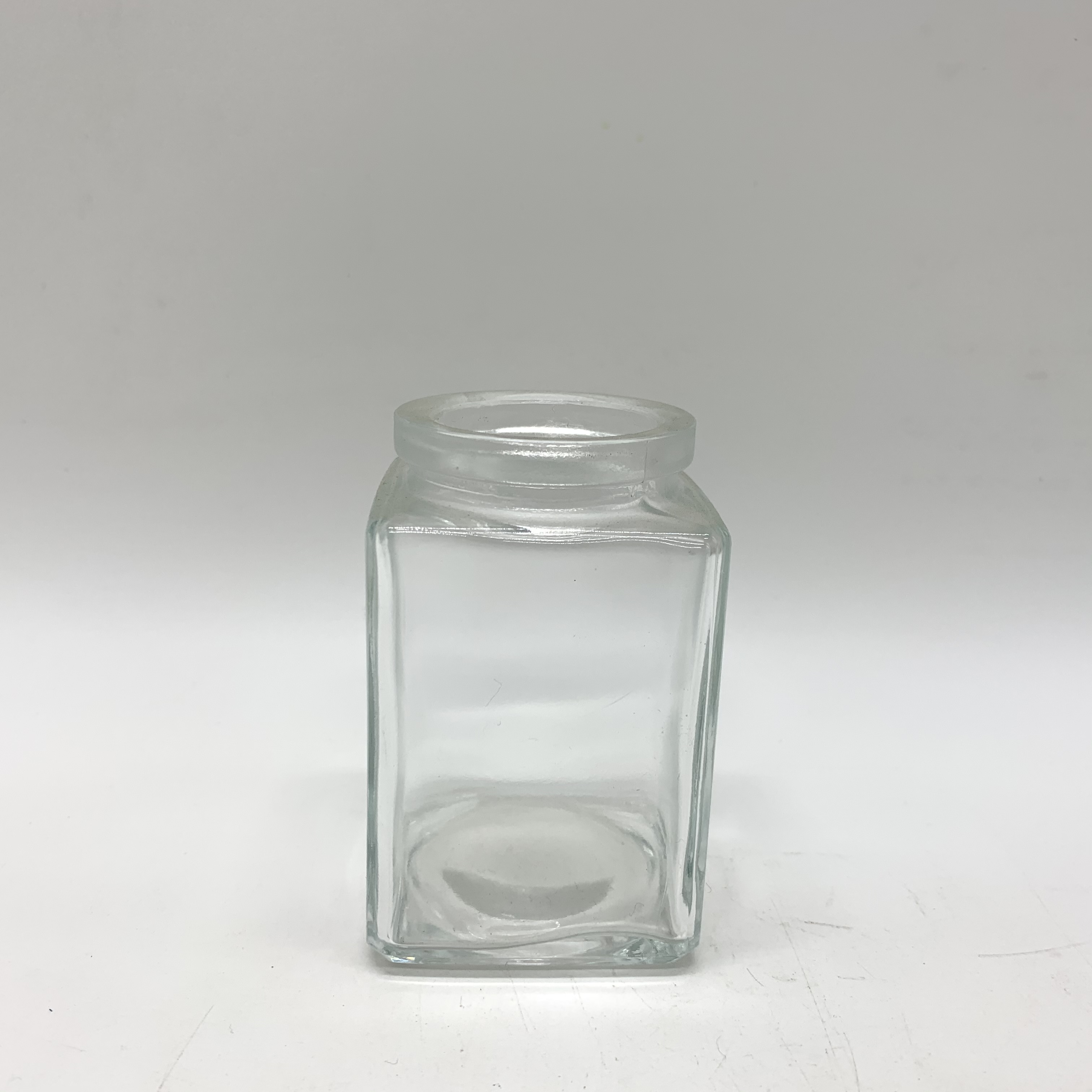 Hot sale Square Glass honey jam jar with lids food jar