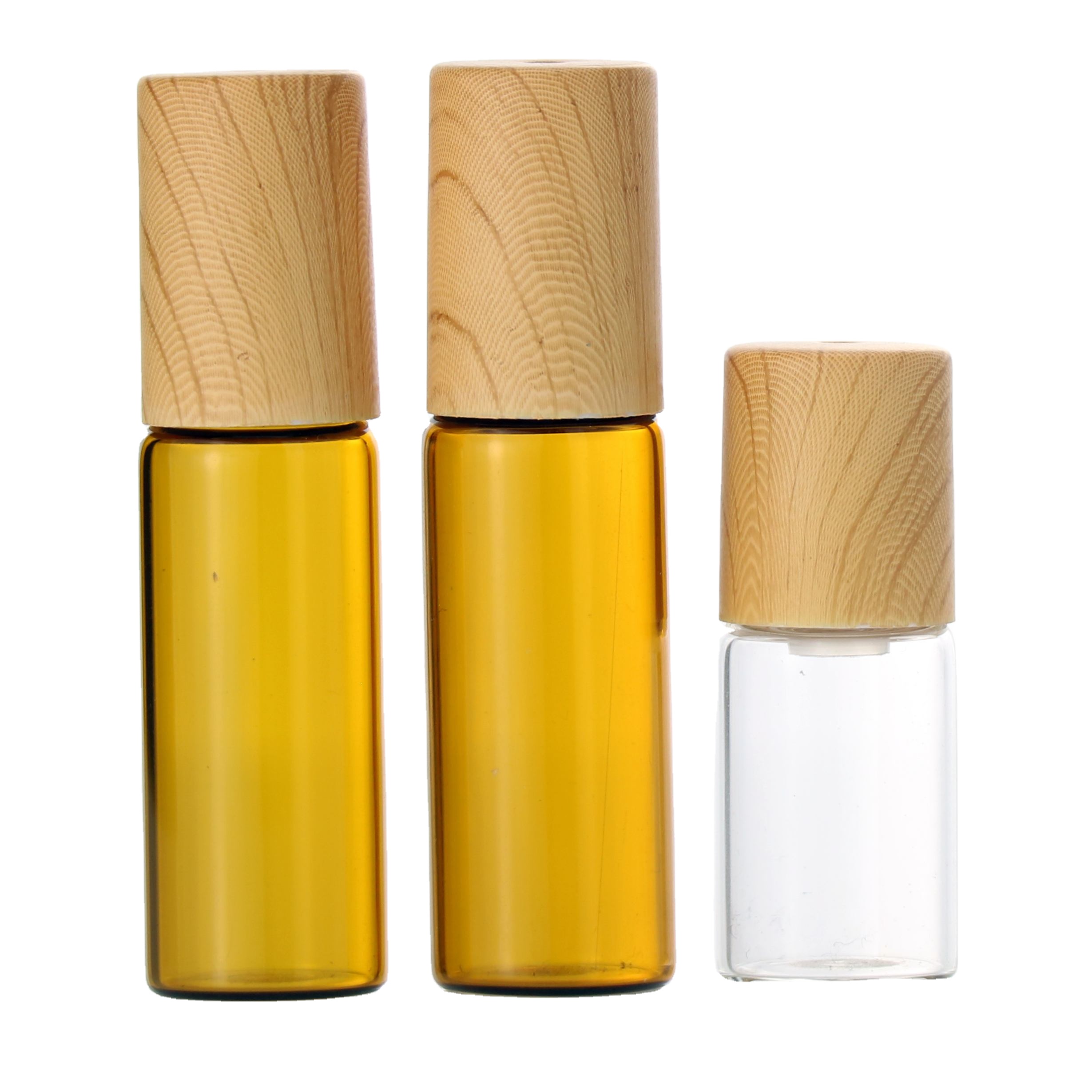 Hot sale Thick glass 5ml 10ml Rollon Perfume Bottle Roll On Perfume Bottle 5ml Roller Amber Glass Gottle