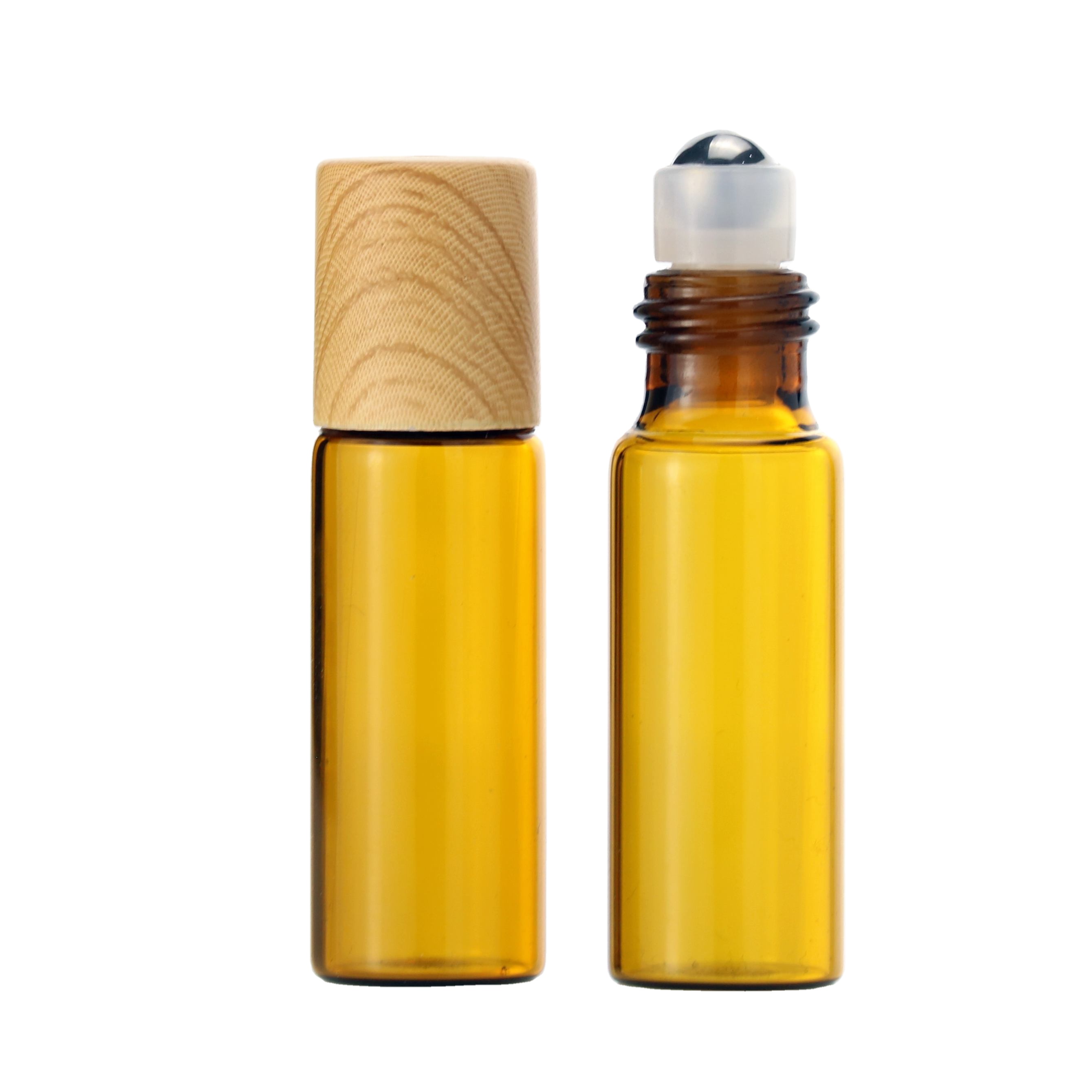 Hot sale Thick glass 5ml 10ml Rollon Perfume Bottle Roll On Perfume Bottle 5ml Roller Amber Glass Gottle