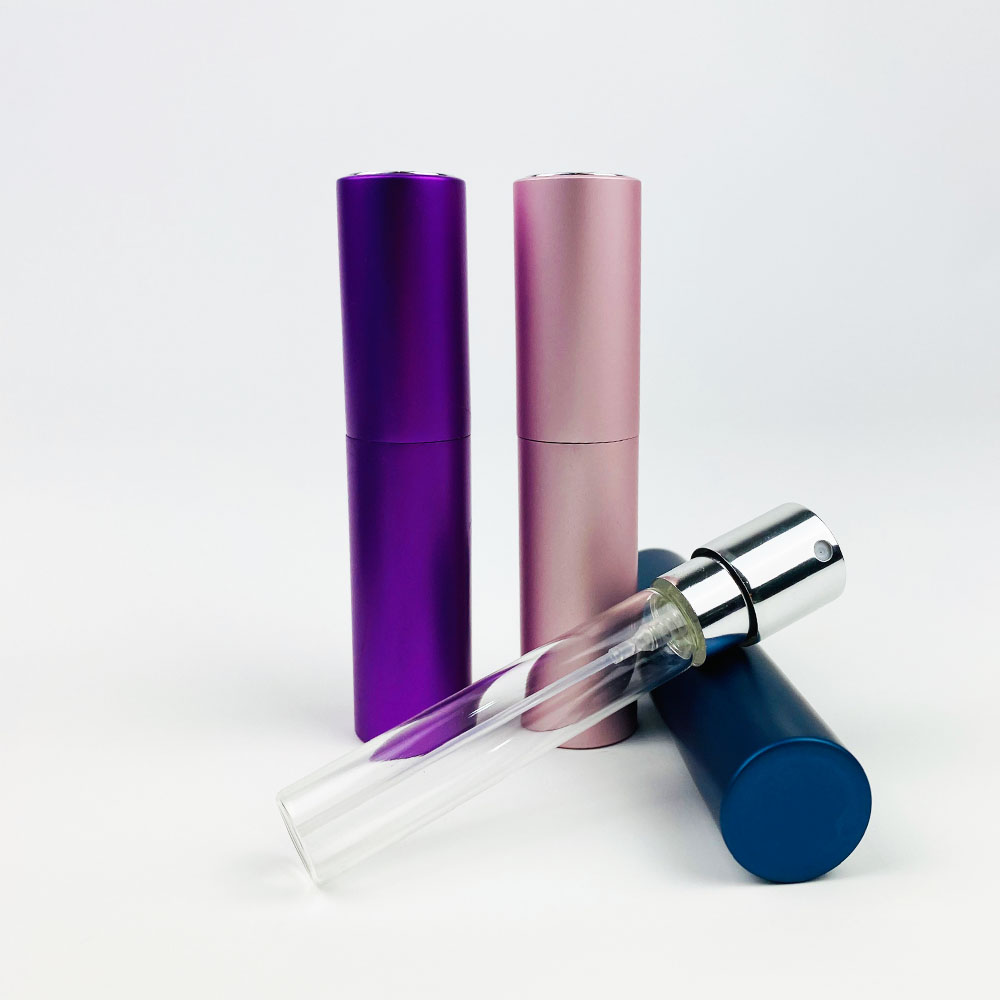 Hot sale Twist Up atomizer Pocket Size Perfume Bottles With Custom Design Packing