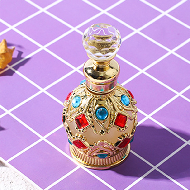 Hot sale beautiful amber glass bottle 30ml 50ml luxury perfume bottle can accept OEM