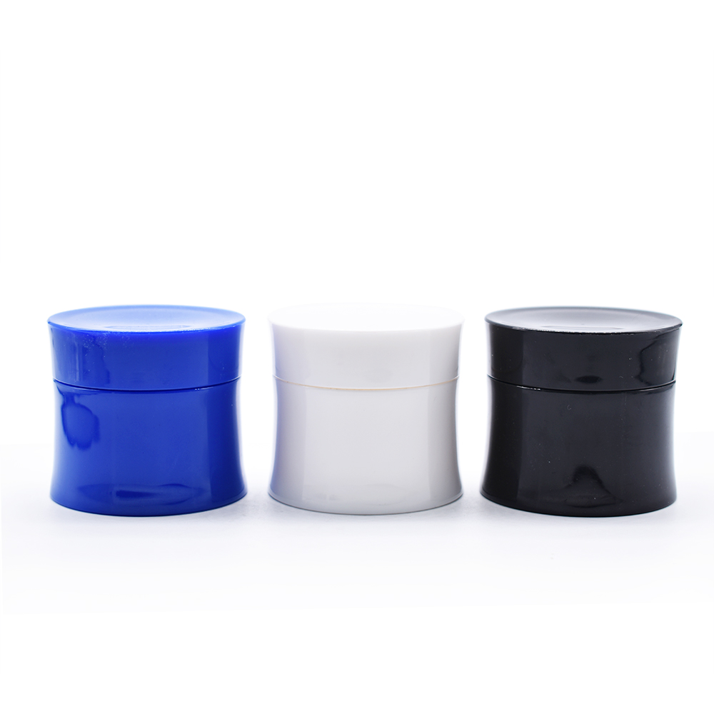 Hot sale candy colored cosmetics scrub cream plastic jars