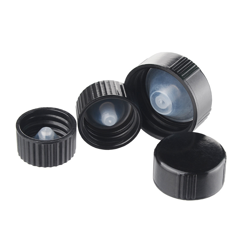 Hot sale clear or frosted boston round glass bottle with various kinds of cap