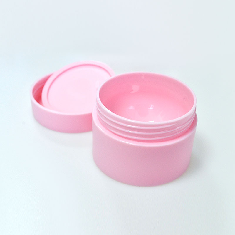 Hot sale cosmetic containers mini samples 10g frosted white PP plastic cream jar double wall Skin Care