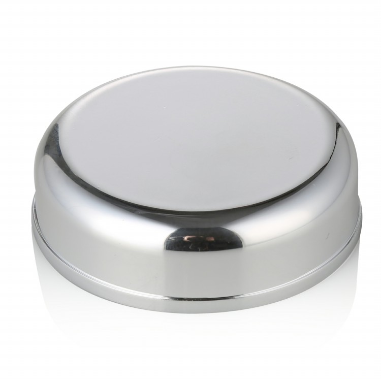 Hot sale cosmetic packaging luxury15g 30g 50g red acrylic jar with silver cap