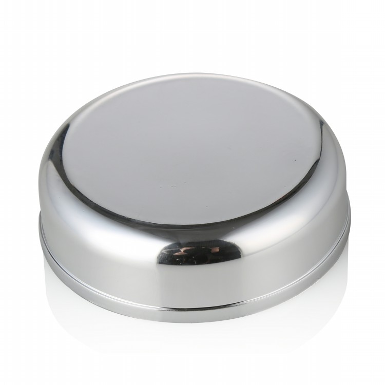 Hot sale cosmetic packaging luxury15g 30g 50g red acrylic jar with silver cap
