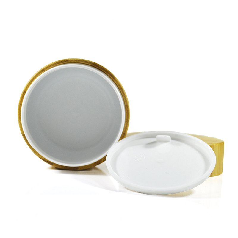 Hot sale cosmetic packaging product 5g 15g 20g 30g 50g 100g wooden bamboo cosmetic cream jar with PP plastic inner