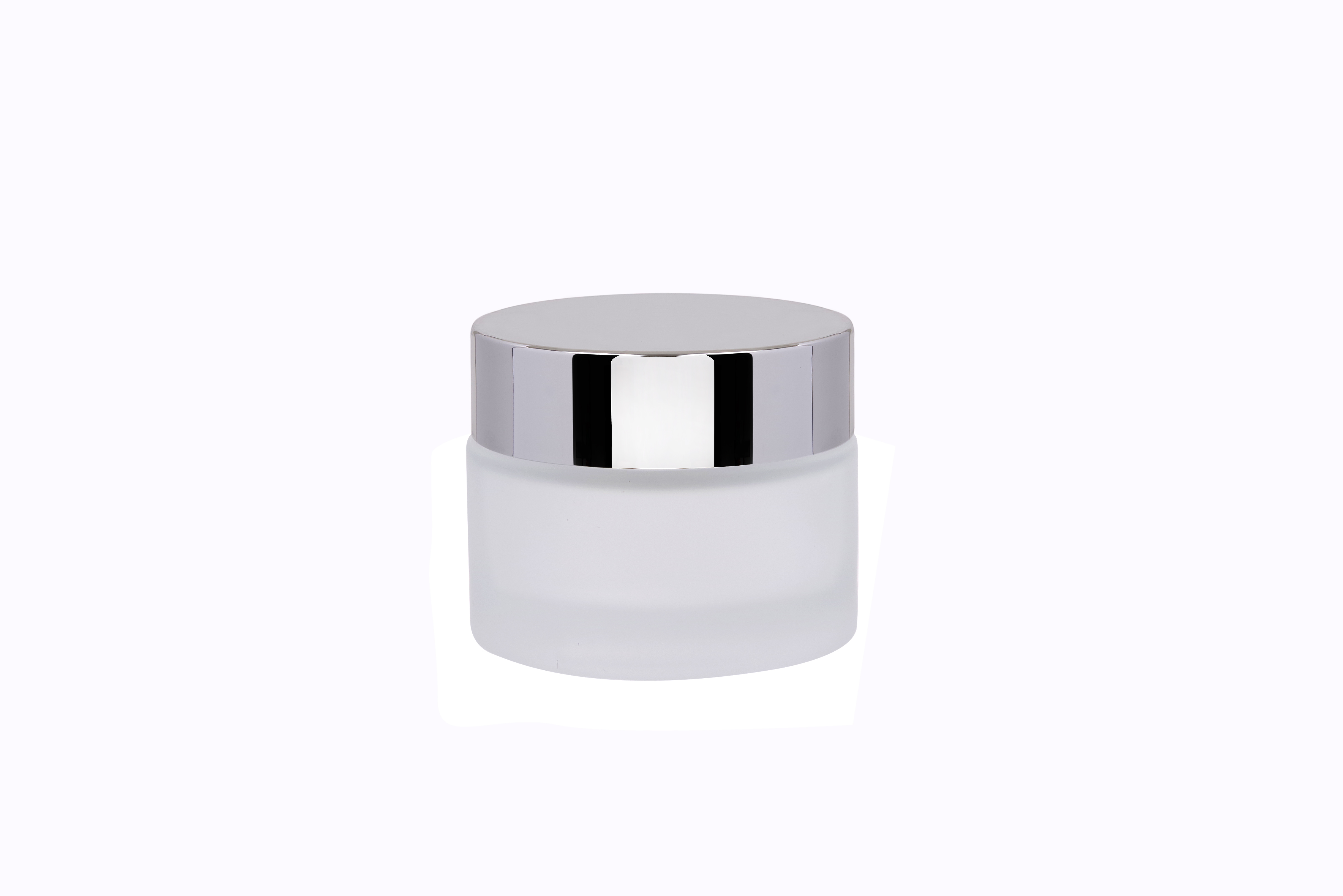 Hot sale cream jar bottle glass with lid