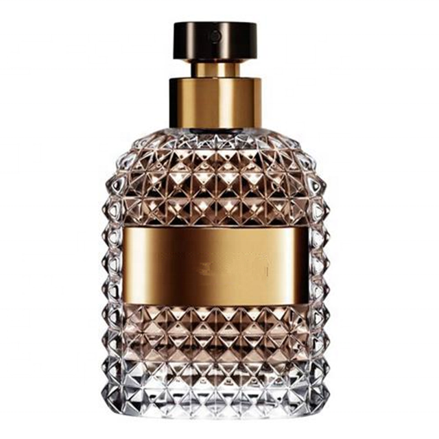Hot sale cube 100ml  man black Sprayer glass perfume bottle