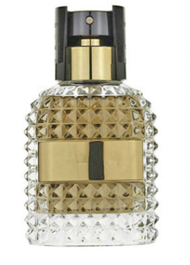 Hot sale cube 100ml man black Sprayer glass perfume bottle