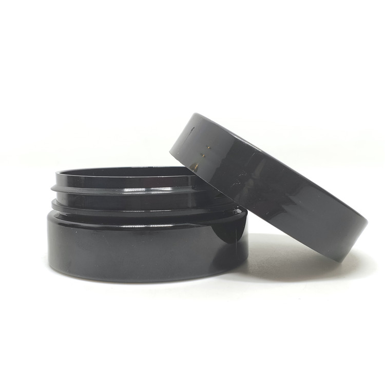 Hot sale custom large emty pet jar 500ml black jar