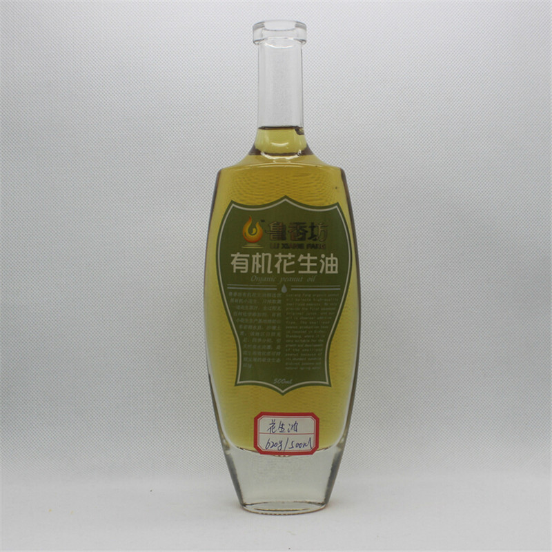 Hot sale customized fancy olive oil glass bottles