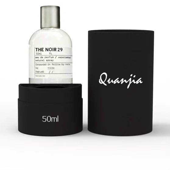 Hot sale cylinder perfume bottles 50ml 100ml  with vaporisateur spray santal 33