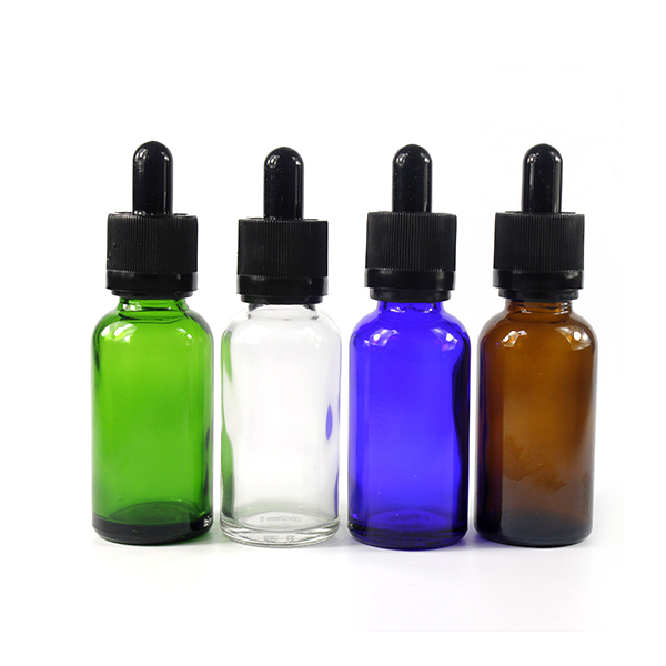 Hot sale dark green 15ml 20ml 30ml 50ml glass olive oil dropper bottle with rubber pipette