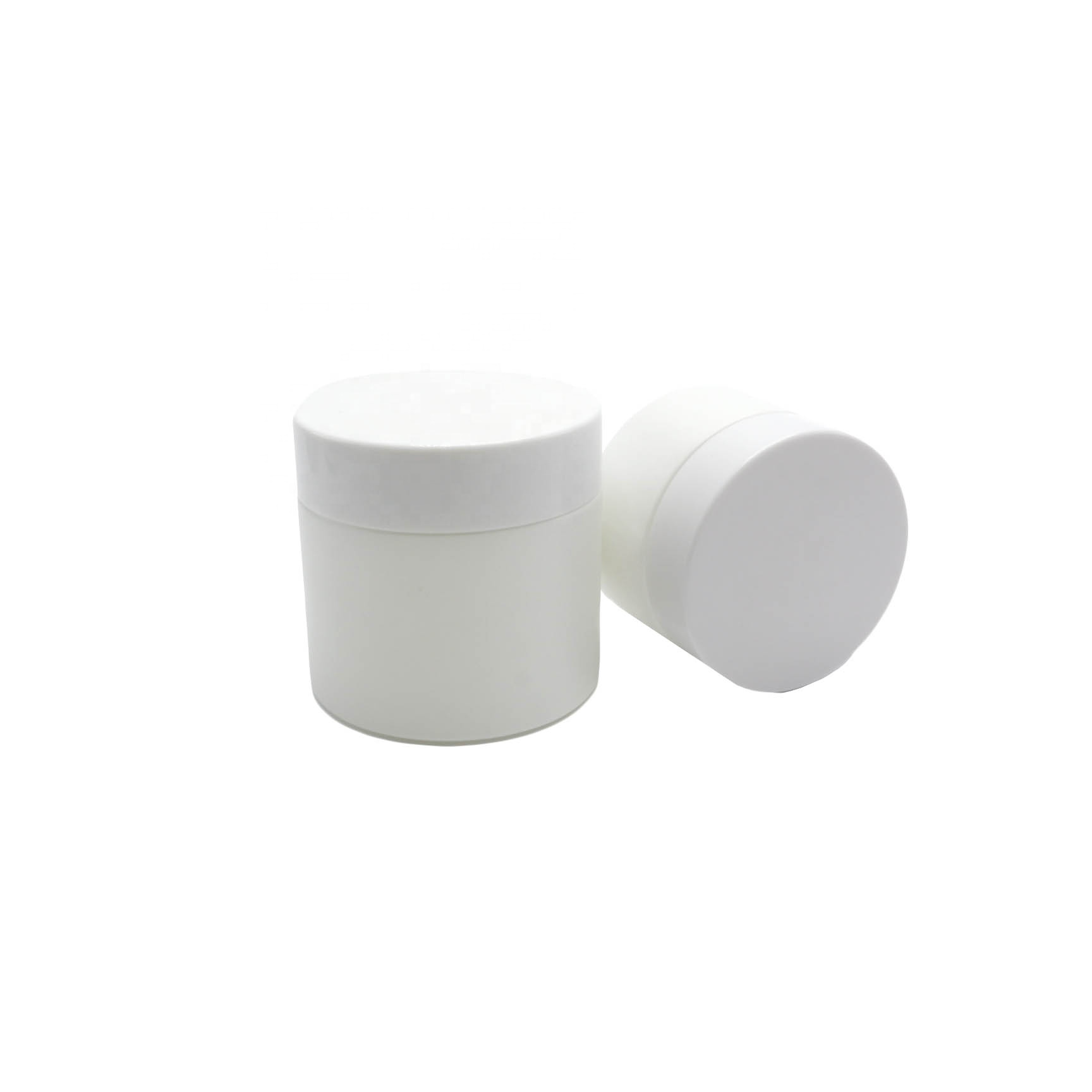 Hot sale empty 5ml 10ml 15ml 20ml 30ml 50ml 60ml 100ml white glass jar GJ-CC23