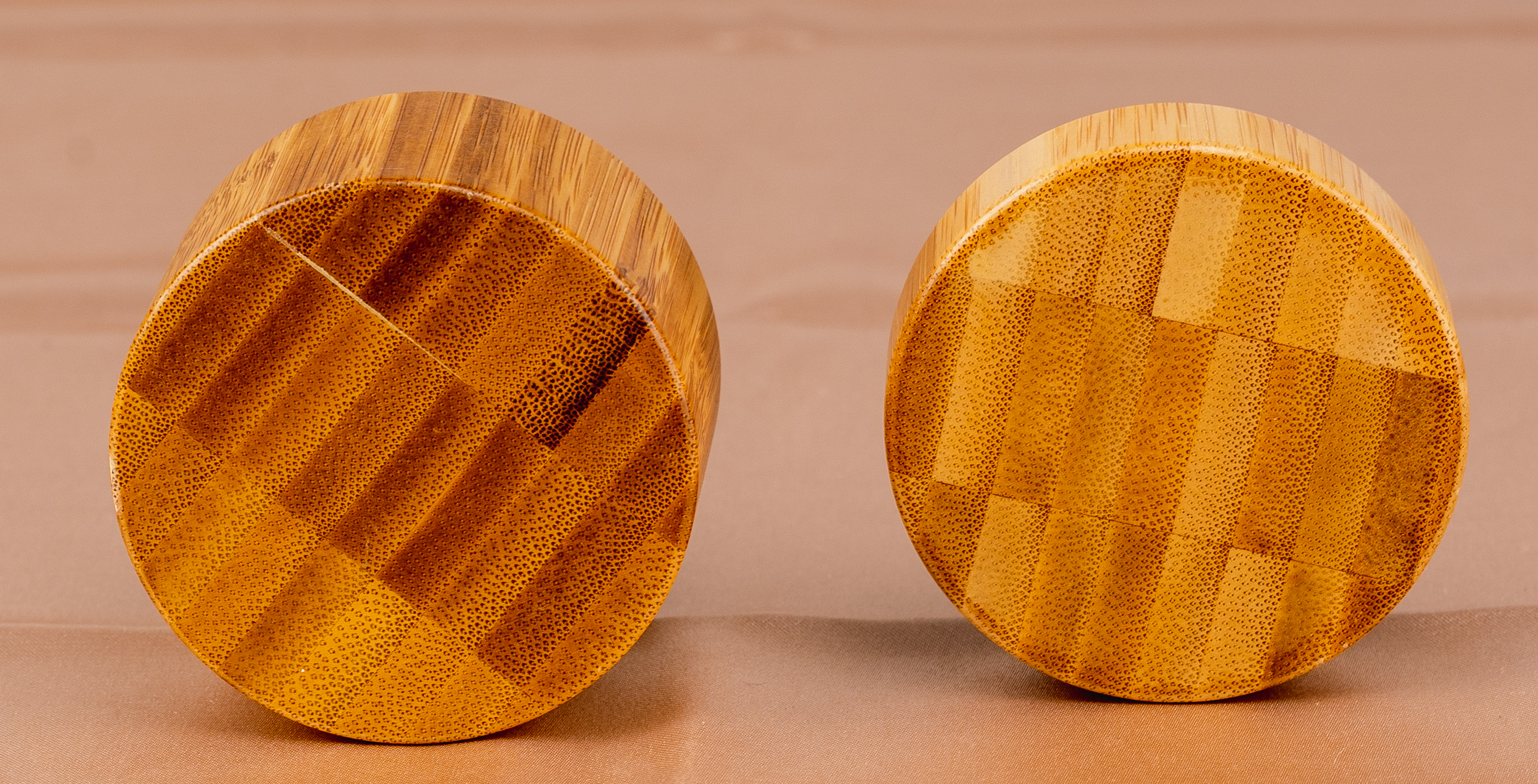 Hot sale environmental protection customized logo 50g blank matte cream wooden bamboo cover glass cosmetic jar