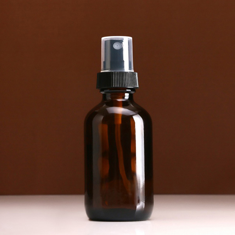 Hot sale essential oil 30ml amber round boston glass dropper bottle