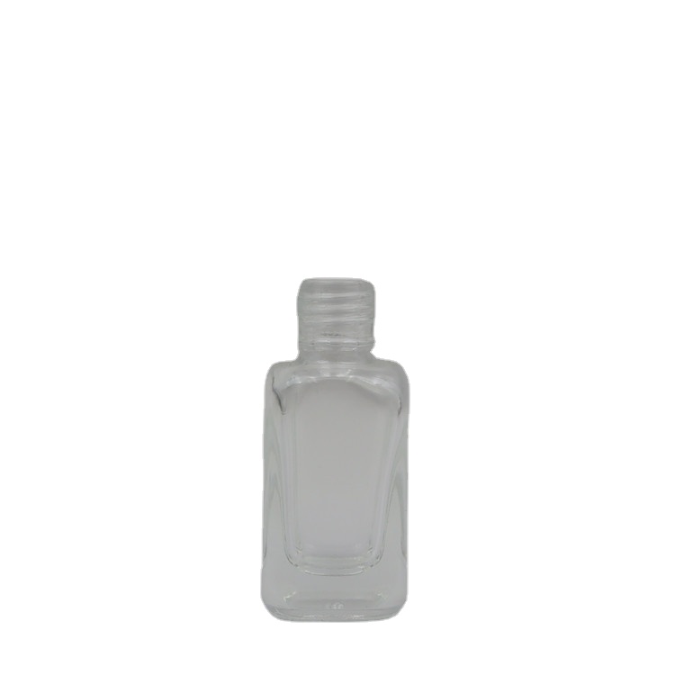 Hot sale free sample empty cosmetic luxury glass nail polish bottle with cap and brush