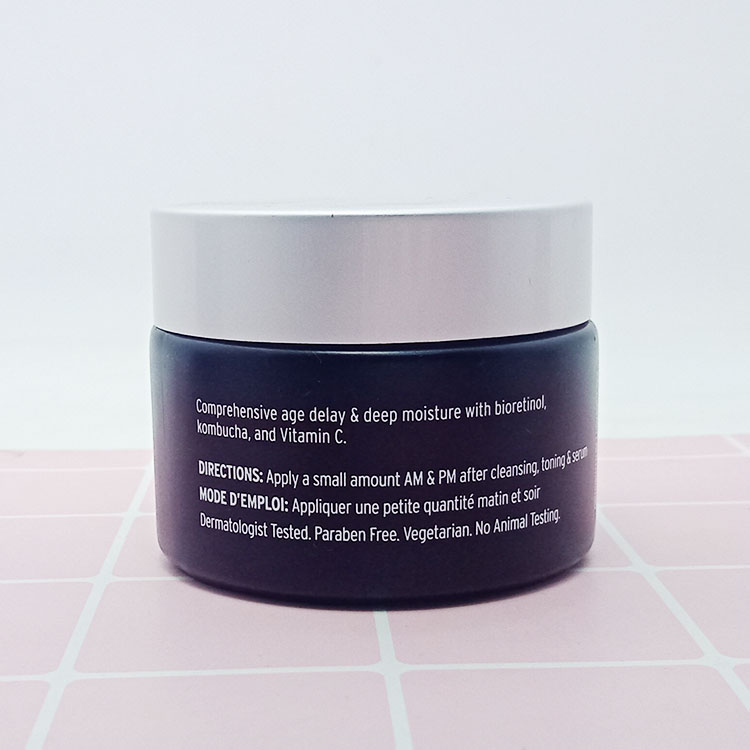 Hot sale frosted 50g clear Glass Jar for cosmetic packing