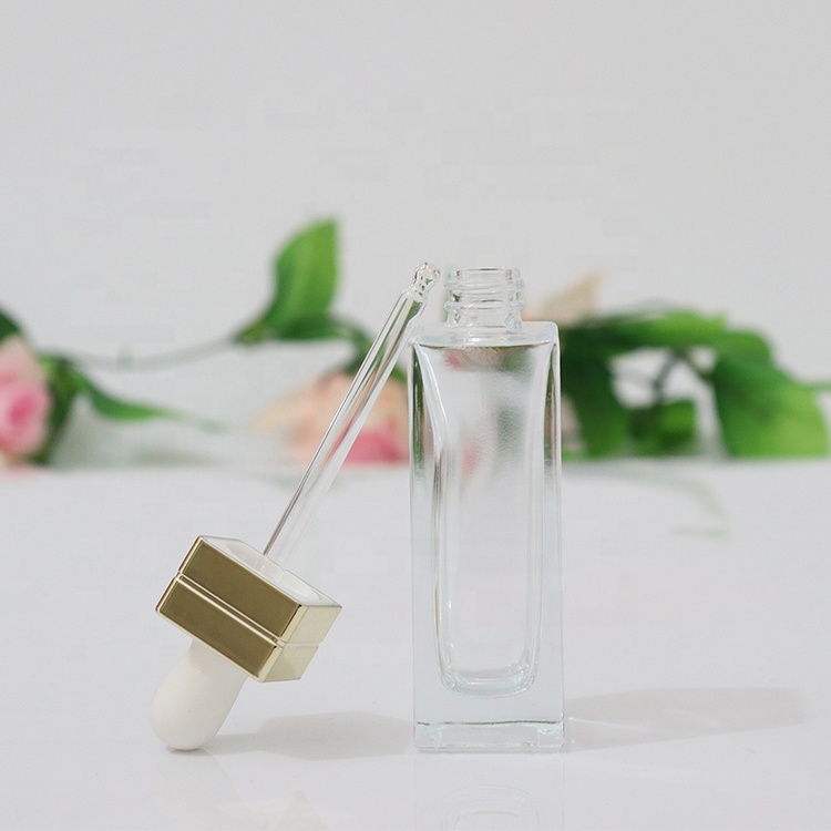Hot sale glass cosmetic bottle set, glass cosmetic bottle and jars for personal skin care packaging