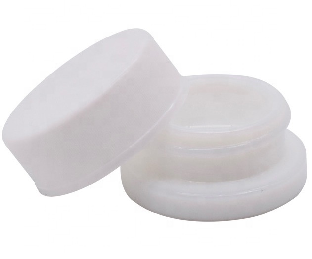 Hot sale in America market 9ml white concentrate jars airtight glass childproof lid jar glass jar with childproof cap
