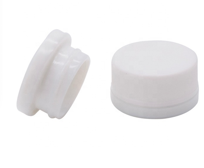 Hot sale in America market 9ml white concentrate jars airtight glass childproof lid jar glass jar with childproof cap