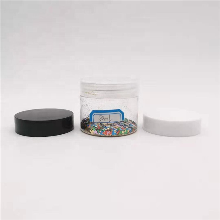 Hot sale large empty 50g 100g 150g 200g 250g 500g food grade clear PET plastic jar for Candy salad