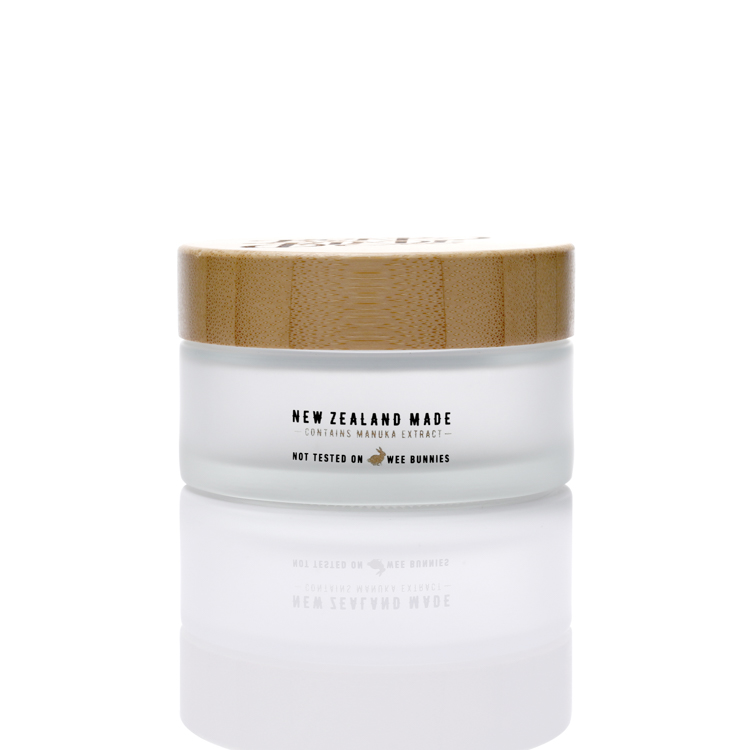 Hot sale luxury 5g 15g 30g 50g 100g 2oz 4oz bamboo cosmetic packaging frosted 2oz cream glass jars with bamboo lid