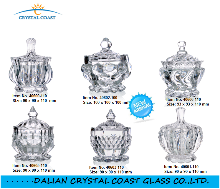 Hot sale luxury Christmas candy container candy jar