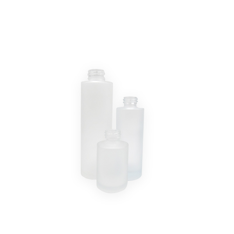 Hot sale luxury cosmetic packaging bamboo lid 120ml 4oz frosted glass lotion serum pump mist spray Bottle