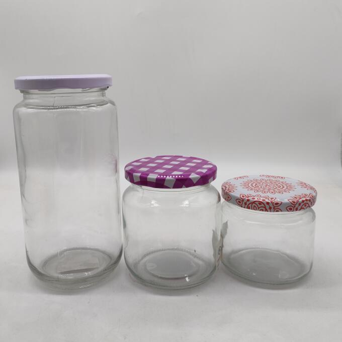Hot sale machine made glass storage jar